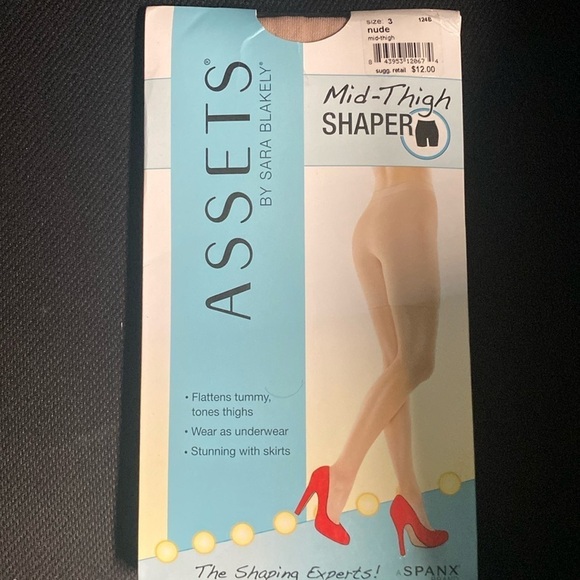 Spanx Assets Mid-thigh Shaper Color: Nude Size 3/M - Picture 1 of 4